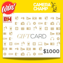 Win $1000 to spend at B&H Photo.