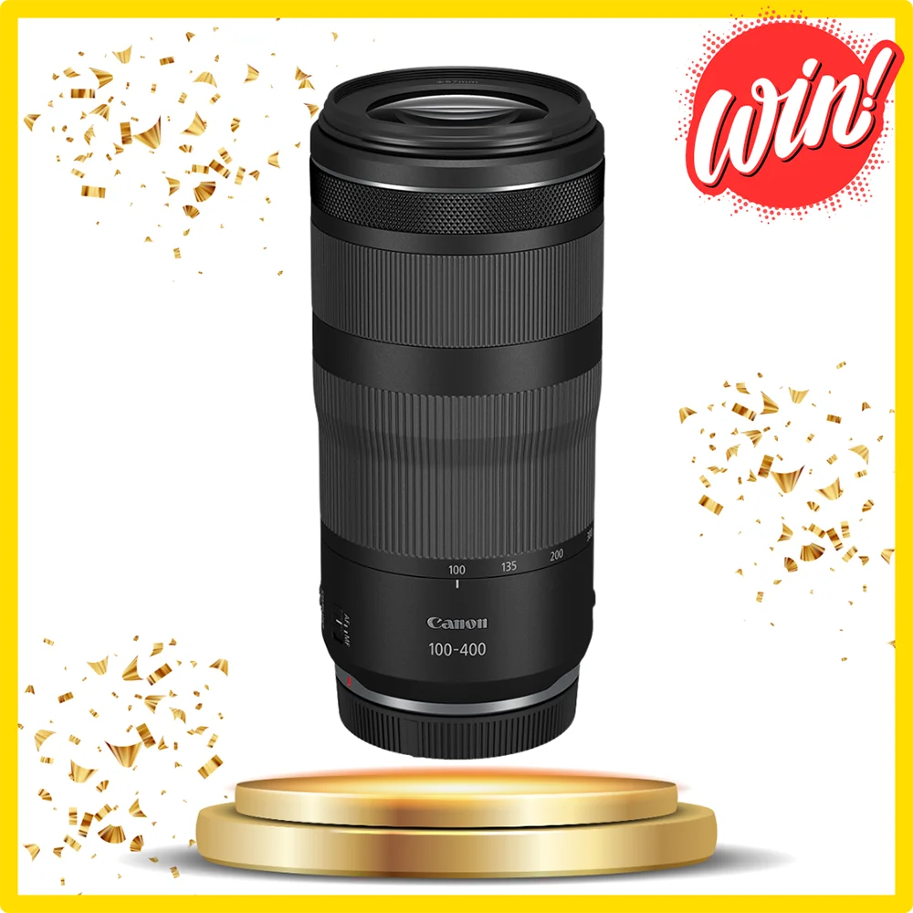 Win a Canon RF 100-400mm f/5.6-8 IS USM Lens.