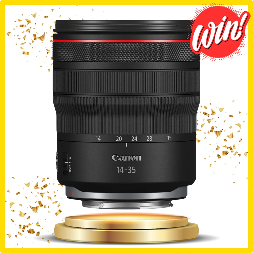 Win a Canon RF 14-35mm f/4L IS USM Lens.