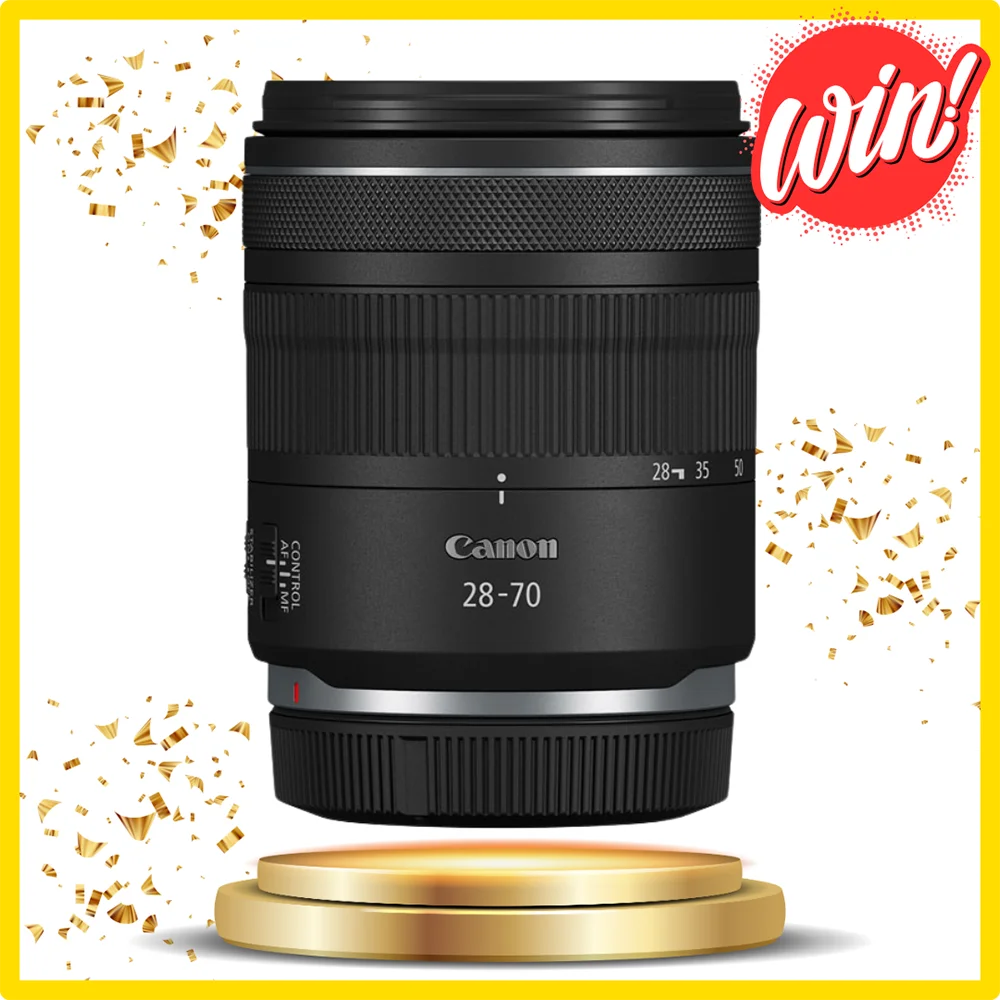 Win a Canon RF 28-70mm f/2.8 IS STM Lens.