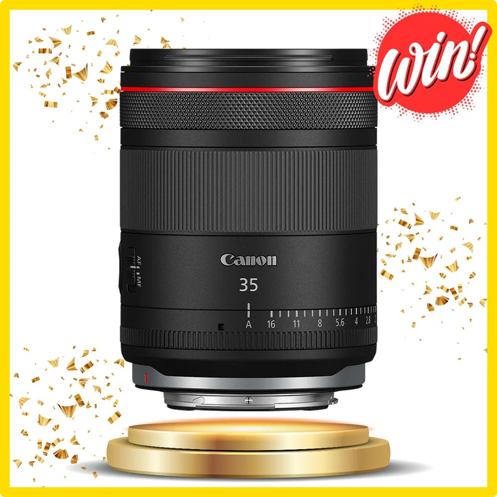 Win a Canon RF 35mm f/1.4 L VCM Lens.