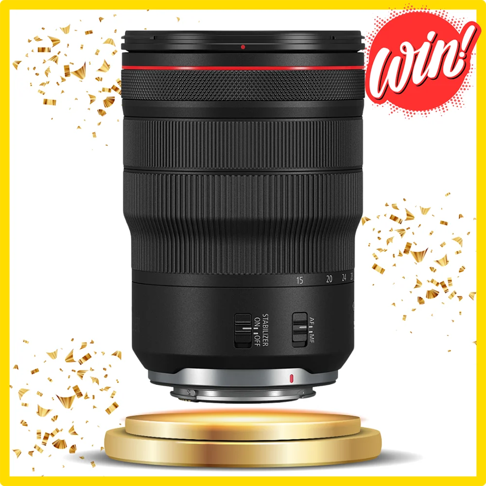 Win a Canon RF 15-35mm f/2.8L IS USM Lens.