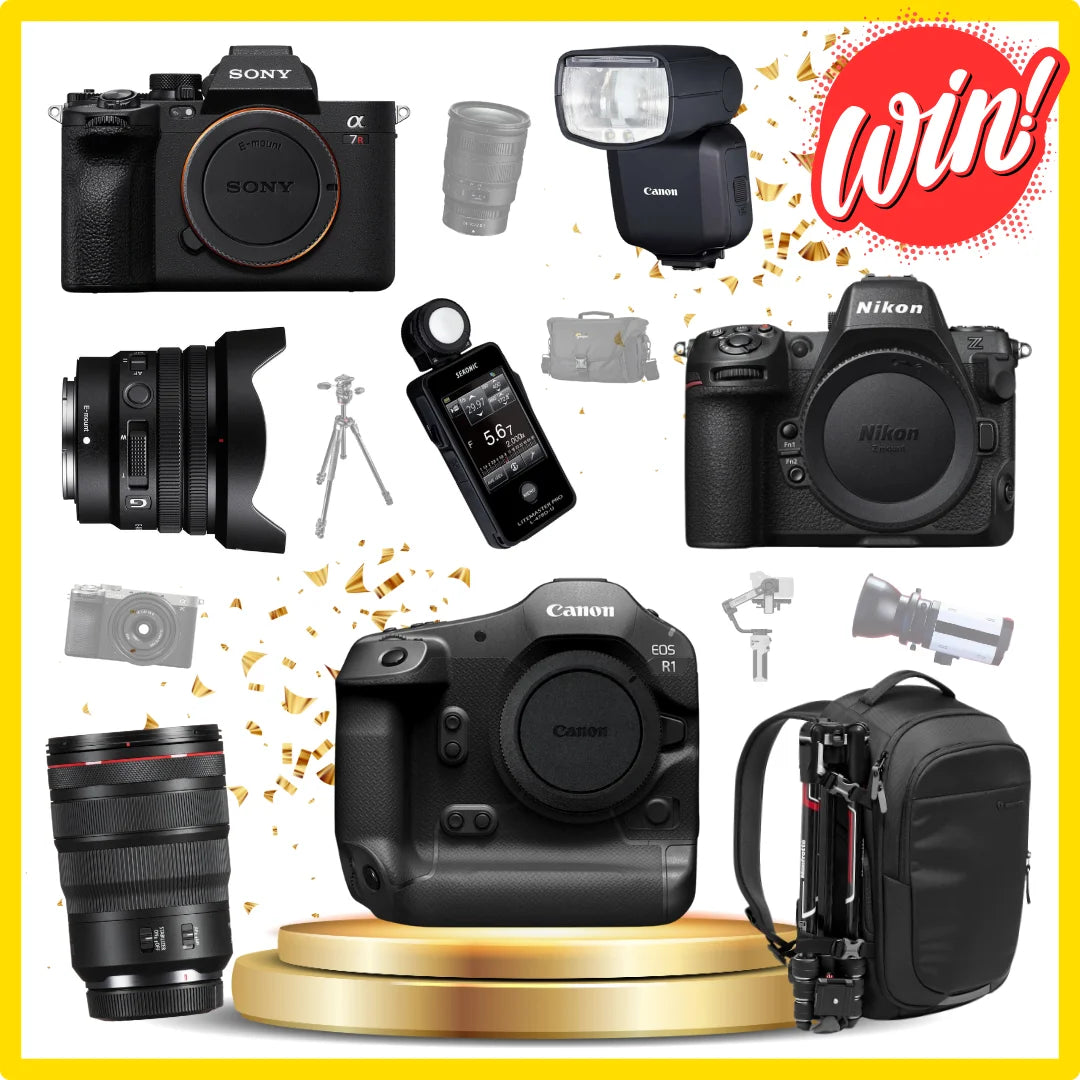 Win $10K worth of camera and photography gear.