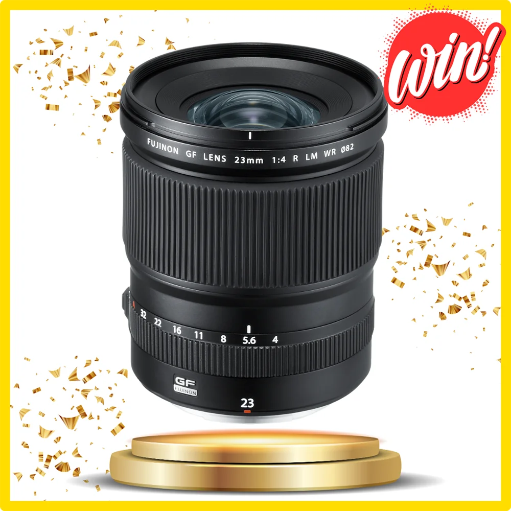 Win a Fujinon GF 23mm F4 R LM WR lens.