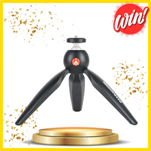 Win a Manfrotto PIXI Mini Tripod.