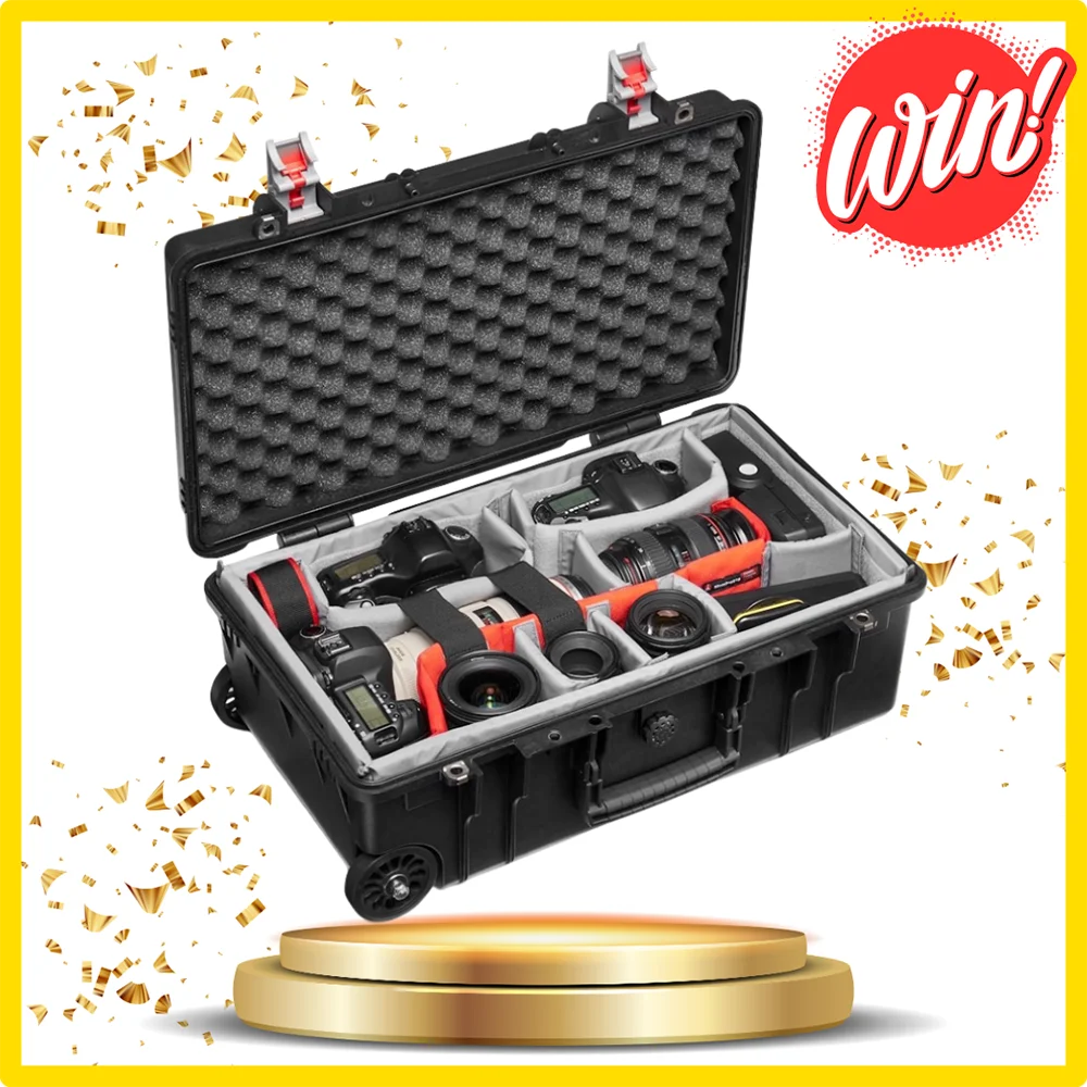 Win a Manfrotto Pro Light Reloader Tough-55 High Lid Case.