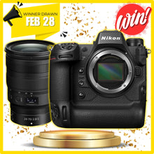 Main product picture. Win a Nikon Z9 and Nikkor Z 24-70mm f/2.8 S Lens.