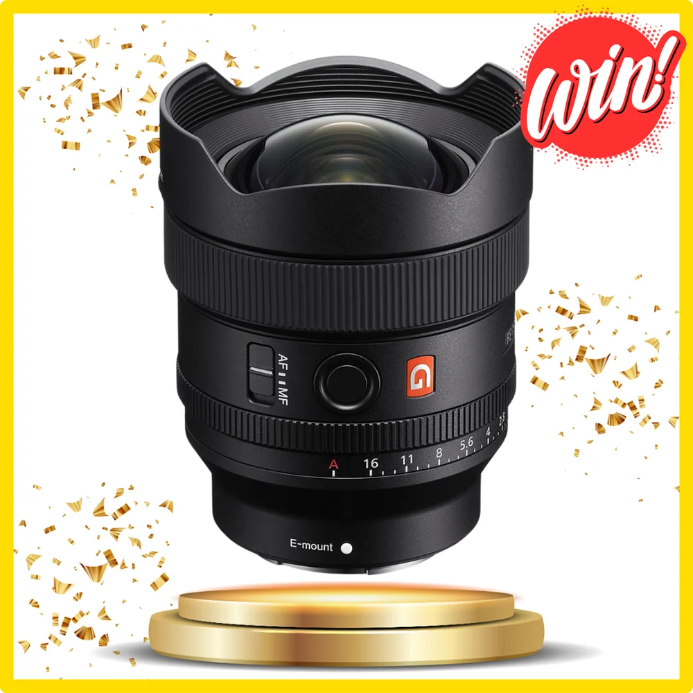 Win a Sony FE 14mm F1.8 G Master Lens.