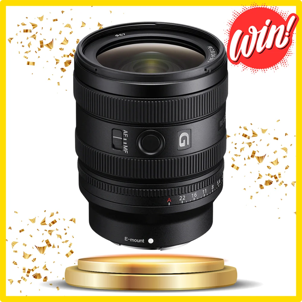 Win a Sony FE 24-50mm F2.8 G Lens.