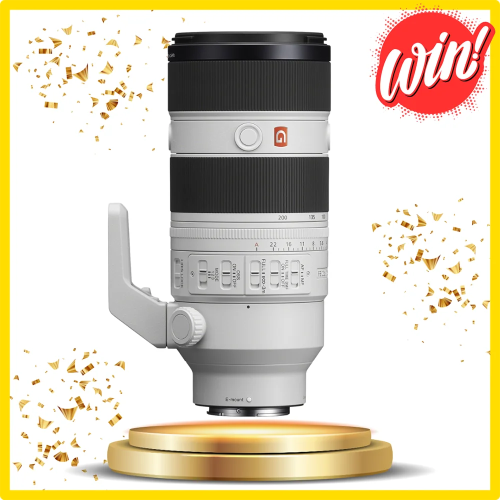 Win a Sony FE 70-200mm F2.8 G Master OSS II Lens.