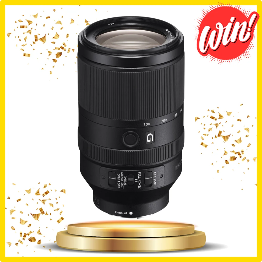 Win a Sony FE 70-300mm F4.5-5.6 G OSS Lens.