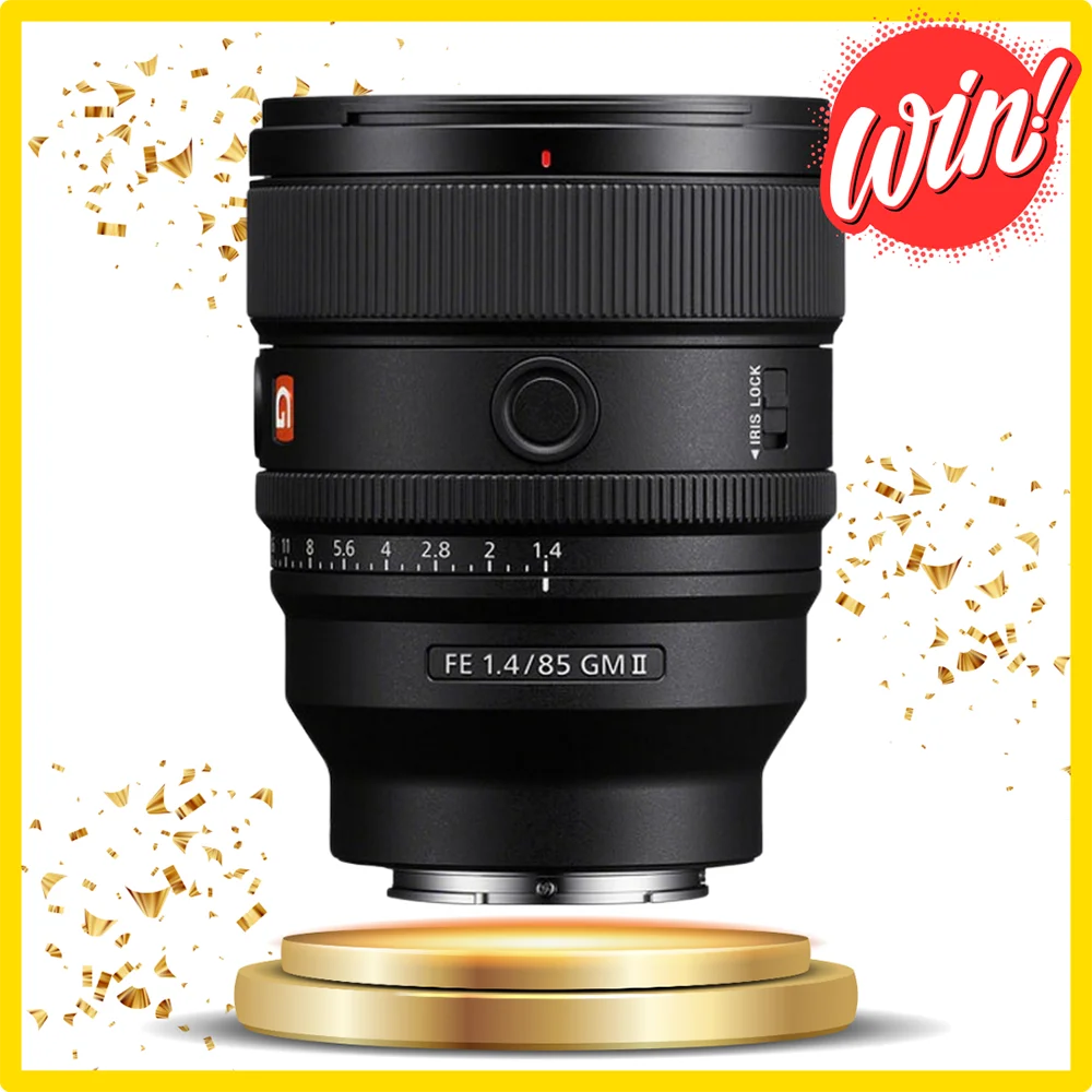 Win a Sony FE 85mm F1.4 G Master II Lens.