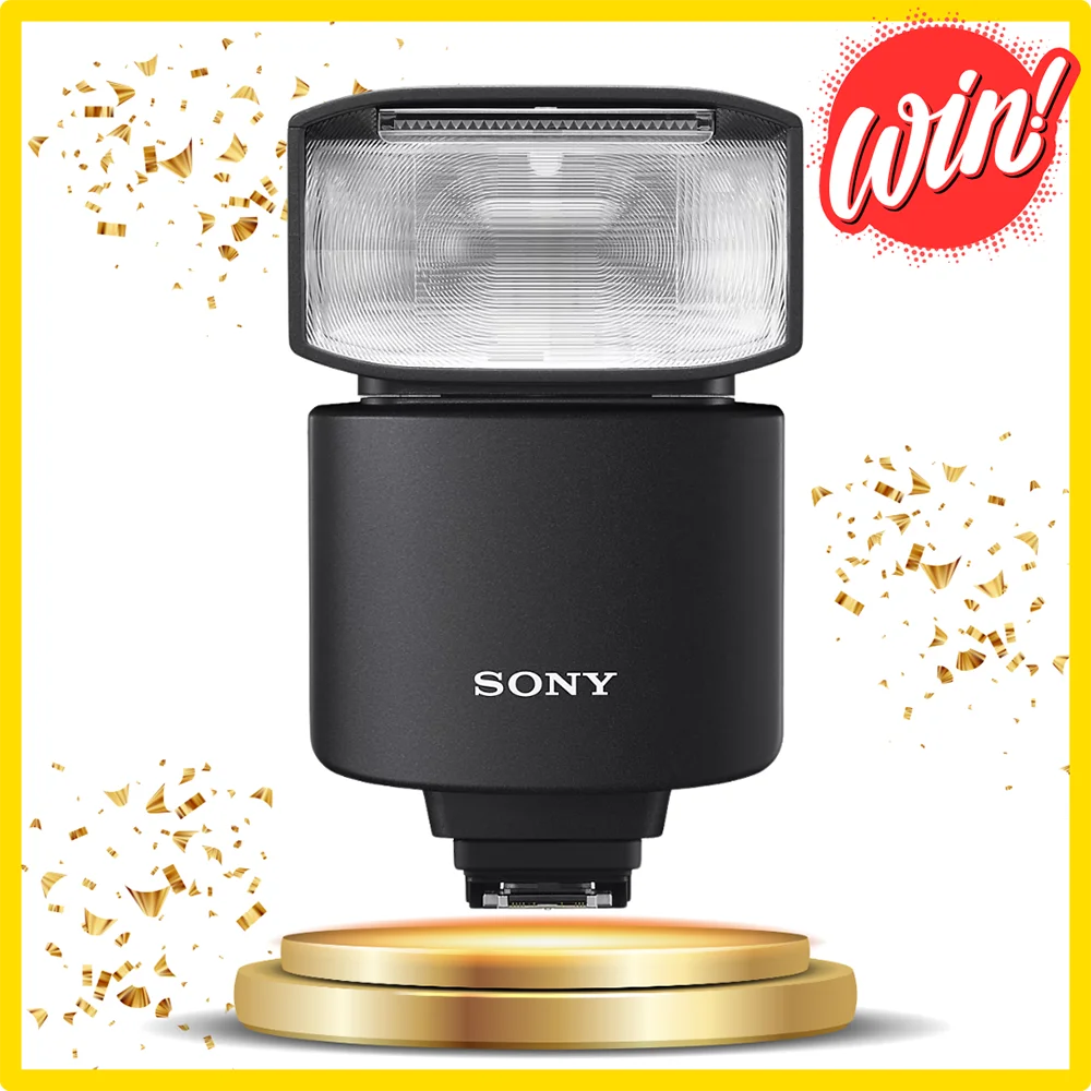 Win a Sony HVL-F46RM Flash.