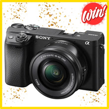 Win a Sony A6400 camera plus a Sony 16-50mm lens.