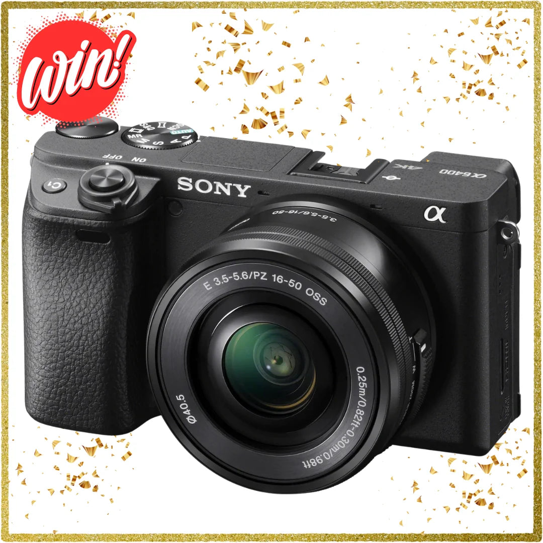 Win a Sony A6400 camera plus a Sony 16-50mm lens.